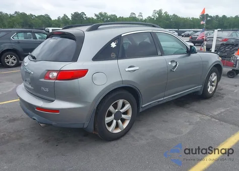 2004 Infiniti Fx35 из США, поврежденный, VIN JNRAS08U54X110948